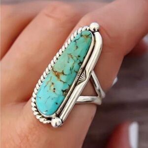 Turquoise Silver Women's Ring